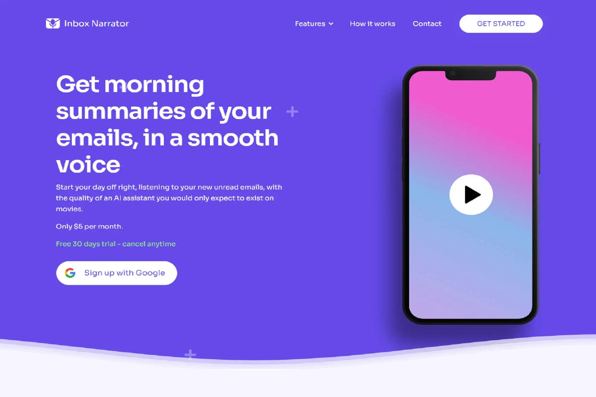 Inbox Narrator